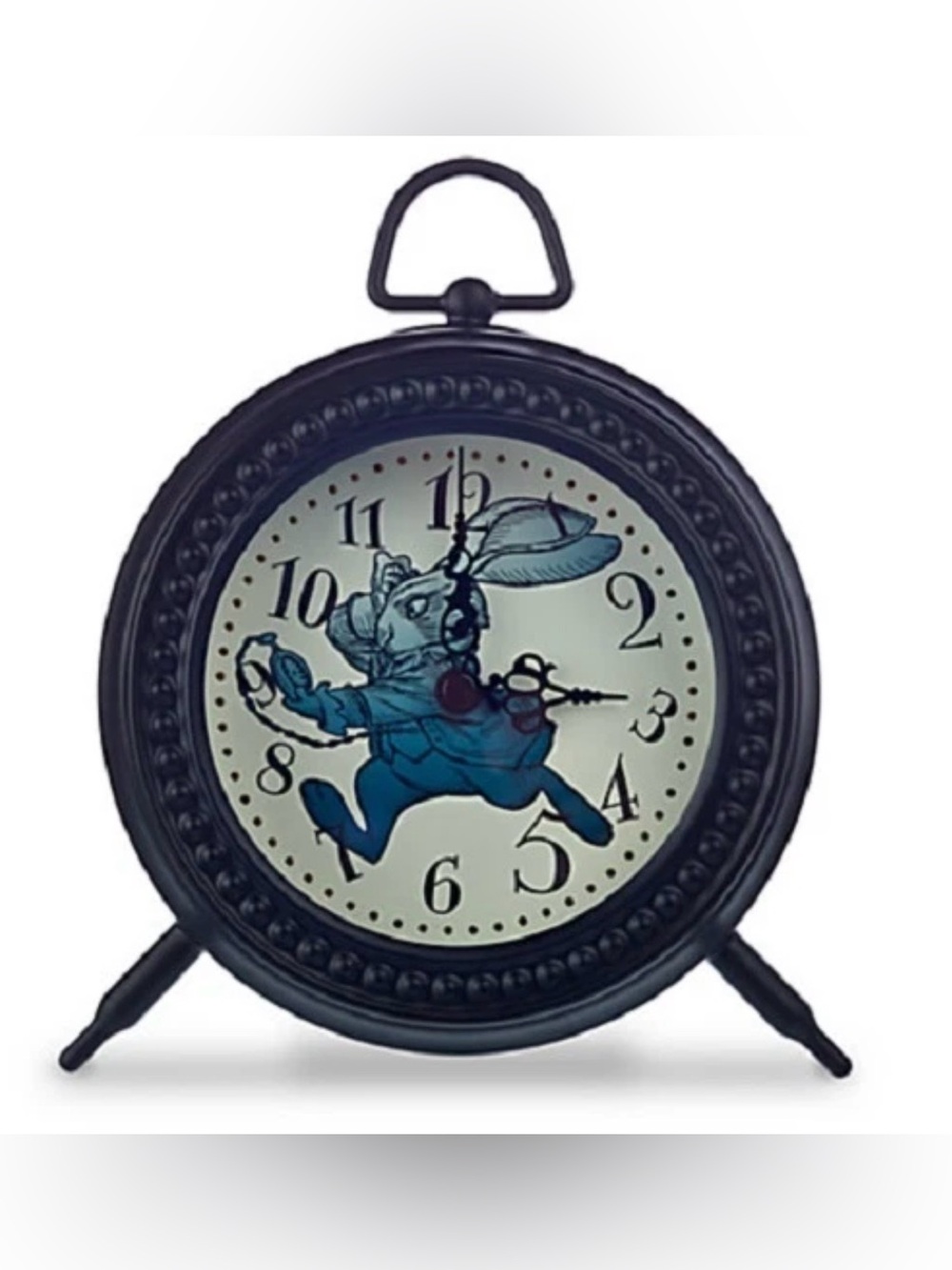 Disney Store• Alice Through The Looking Glass White Rabbit Desktop Clock.